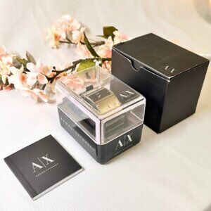 Armani Exchange Women's Wide Band Cuff Style Watch